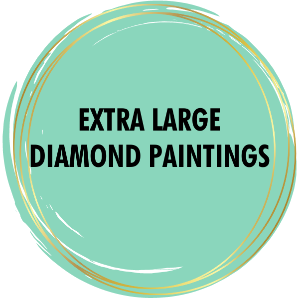 Large Diamond Paintings - Order Personalized XL DIY Kits | Heartful Diamonds