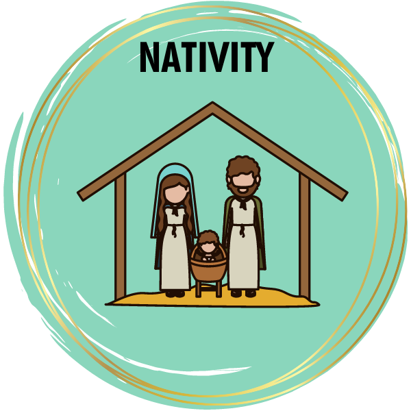 Nativity Diamond Art Stickers – Our Picnic Tree