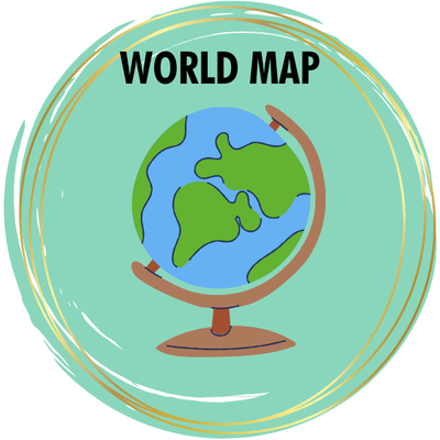 World Map Diamond Painting Kits