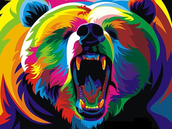 Bear in Rainbow