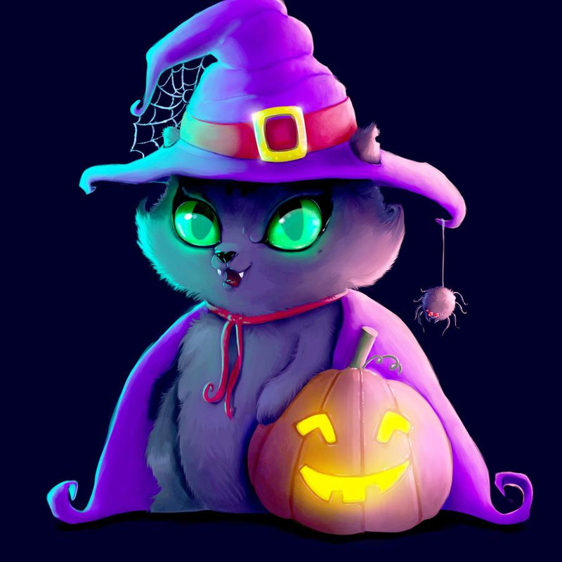 Witch Cat in Costume