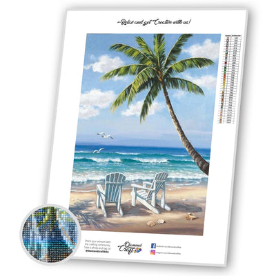 Tropical Beach Diamond Painting Kit with Free Shipping – 5D Diamond  Paintings