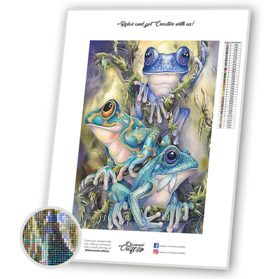 5D Diamond Painting Stitch and Pet Frog Kit - Bonanza Marketplace