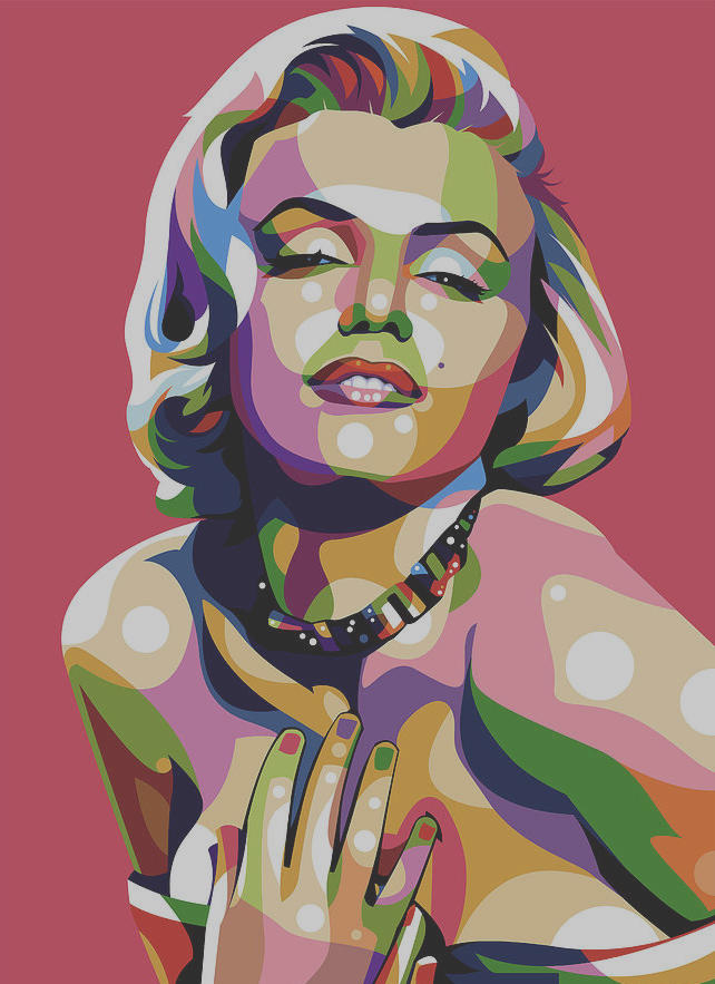 Marilyn in Block Color