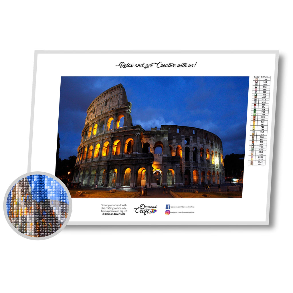 Colosseum Painting Diamond Art Kit by Make Market®