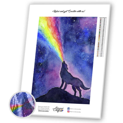 RED ROSES WOLF Diamond Painting Kit – DAZZLE CRAFTER