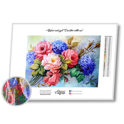 Flower Diamond Painting Kit - DIY Flower-62 – Diamond Painting Kits