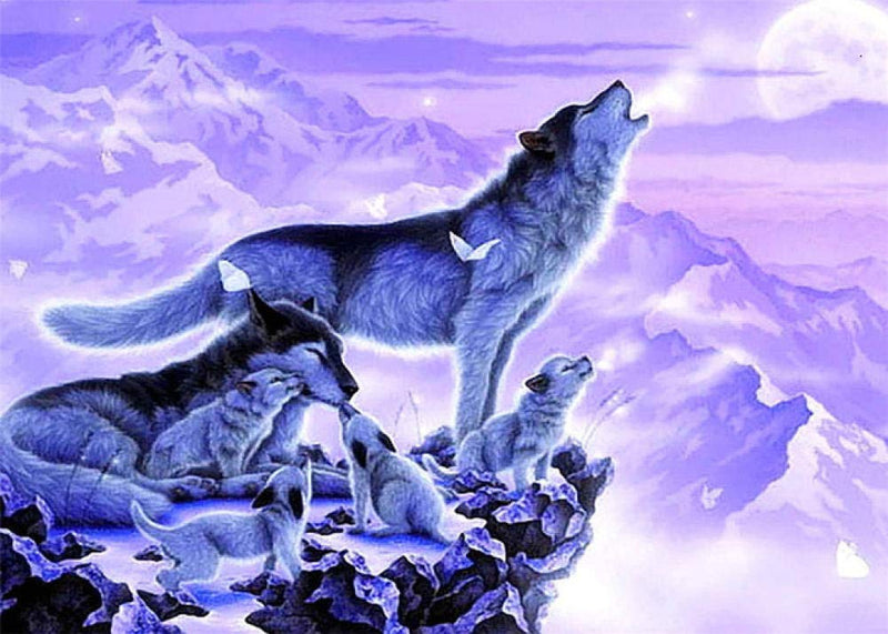 Wolves in Violet